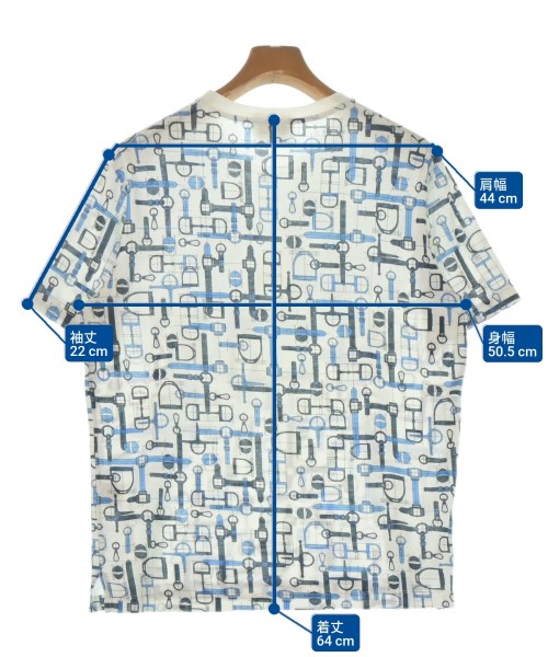 HERMES（エルメス）Tシャツ・カットソー 白 サイズ:M メンズ/2200643727076
