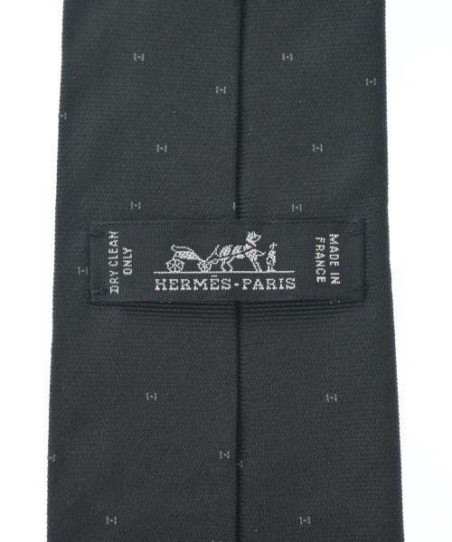 HERMES（エルメス）ネクタイ 黒 サイズ:- メンズ/2200644847032