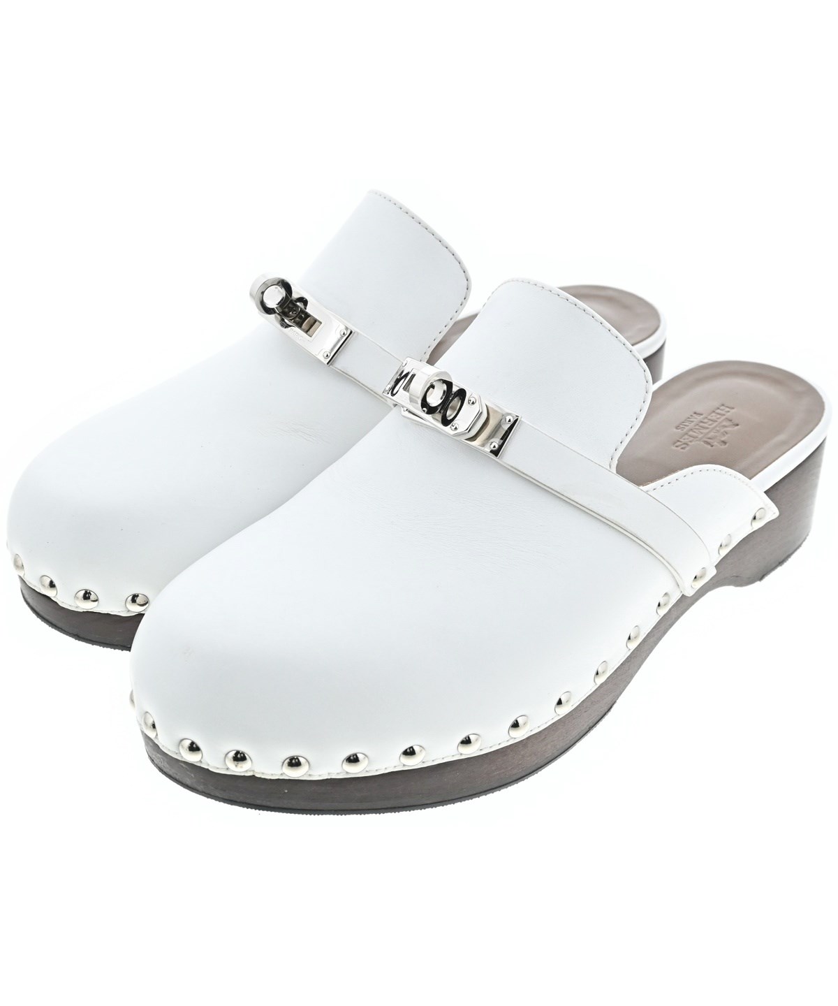 HERMES（エルメス）サンダル 白 サイズ:EU36(22.5cm位) レディース 
