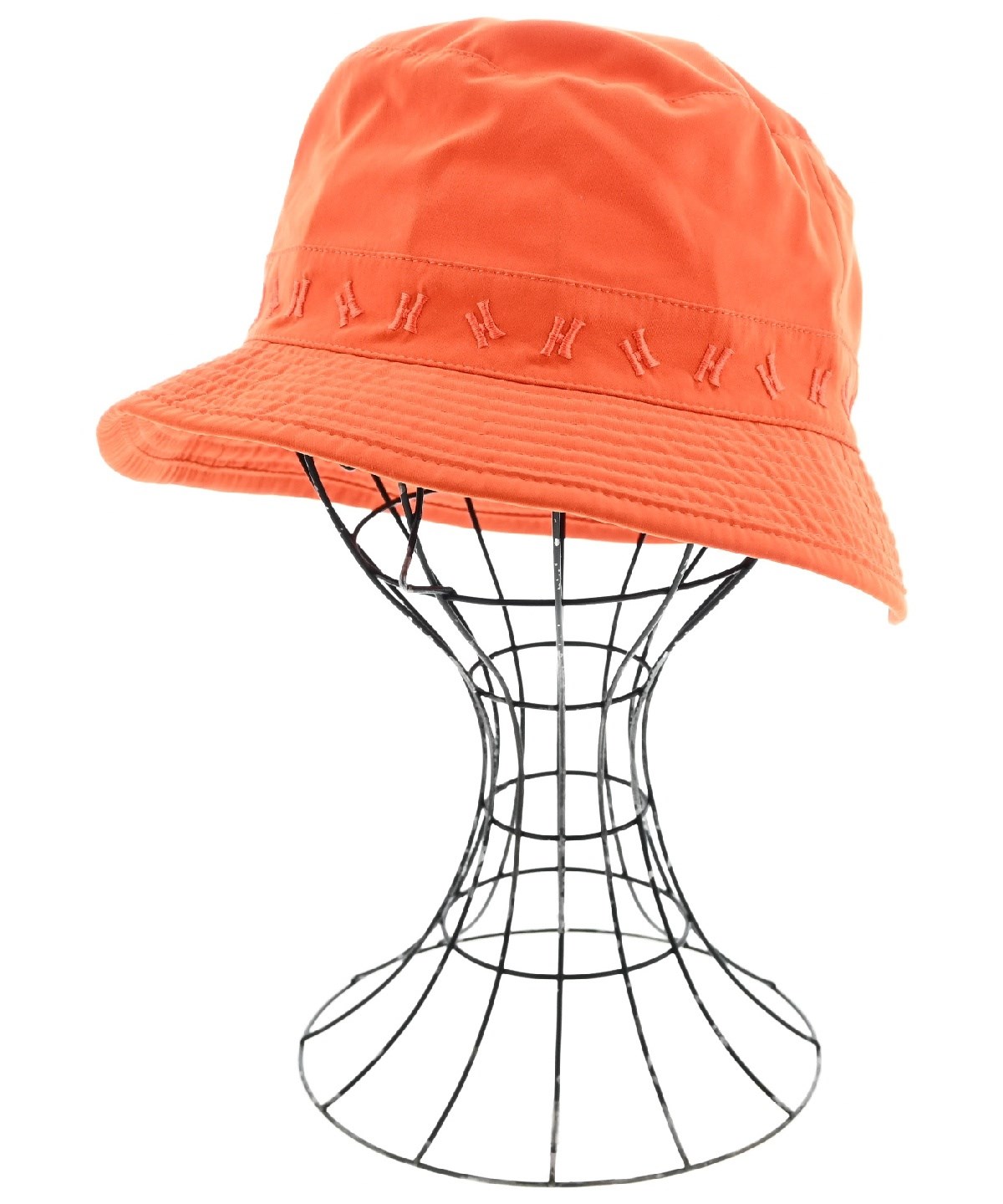 HERMES（エルメス）ハット オレンジ サイズ:56cm レディース 