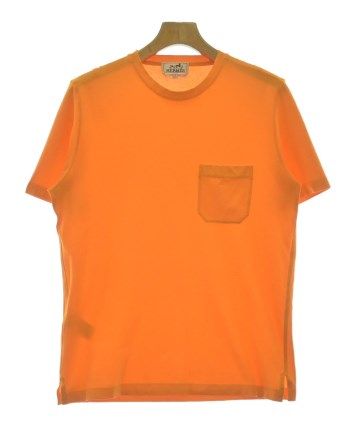 HERMES（エルメス）Tシャツ・カットソー オレンジ サイズ:M メンズ
