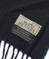 HERMES（エルメス）マフラー 黒 サイズ:- レディース/2200539116052