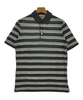 HERMES グレー ポロシャツ M HERMES(エルメス)ポロシャツ グレー サイズ:XS メンズ