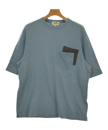 HERMES（エルメス）Tシャツ・カットソー 青 サイズ:M メンズ