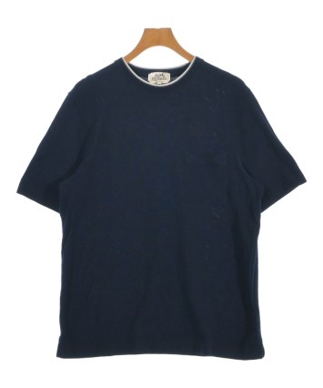 HERMES（エルメス）Tシャツ・カットソー 紺 サイズ:L メンズ