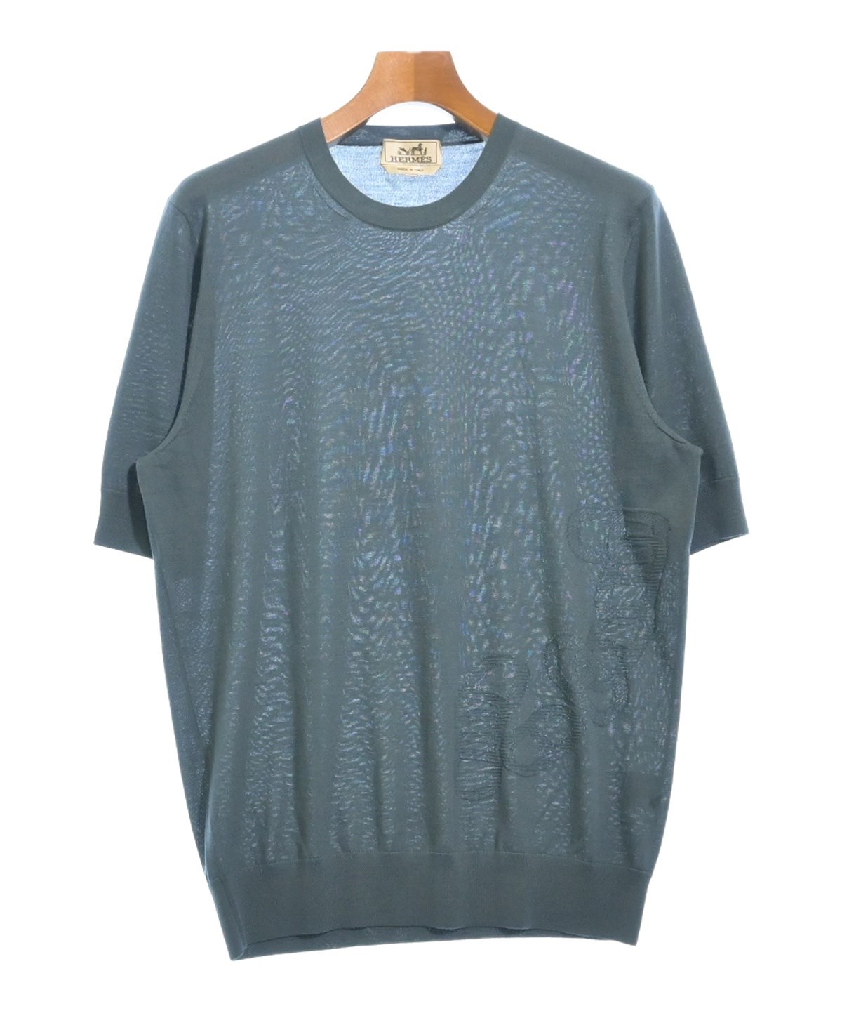 HERMES（エルメス）ニット・セーター 紺 サイズ:L メンズ