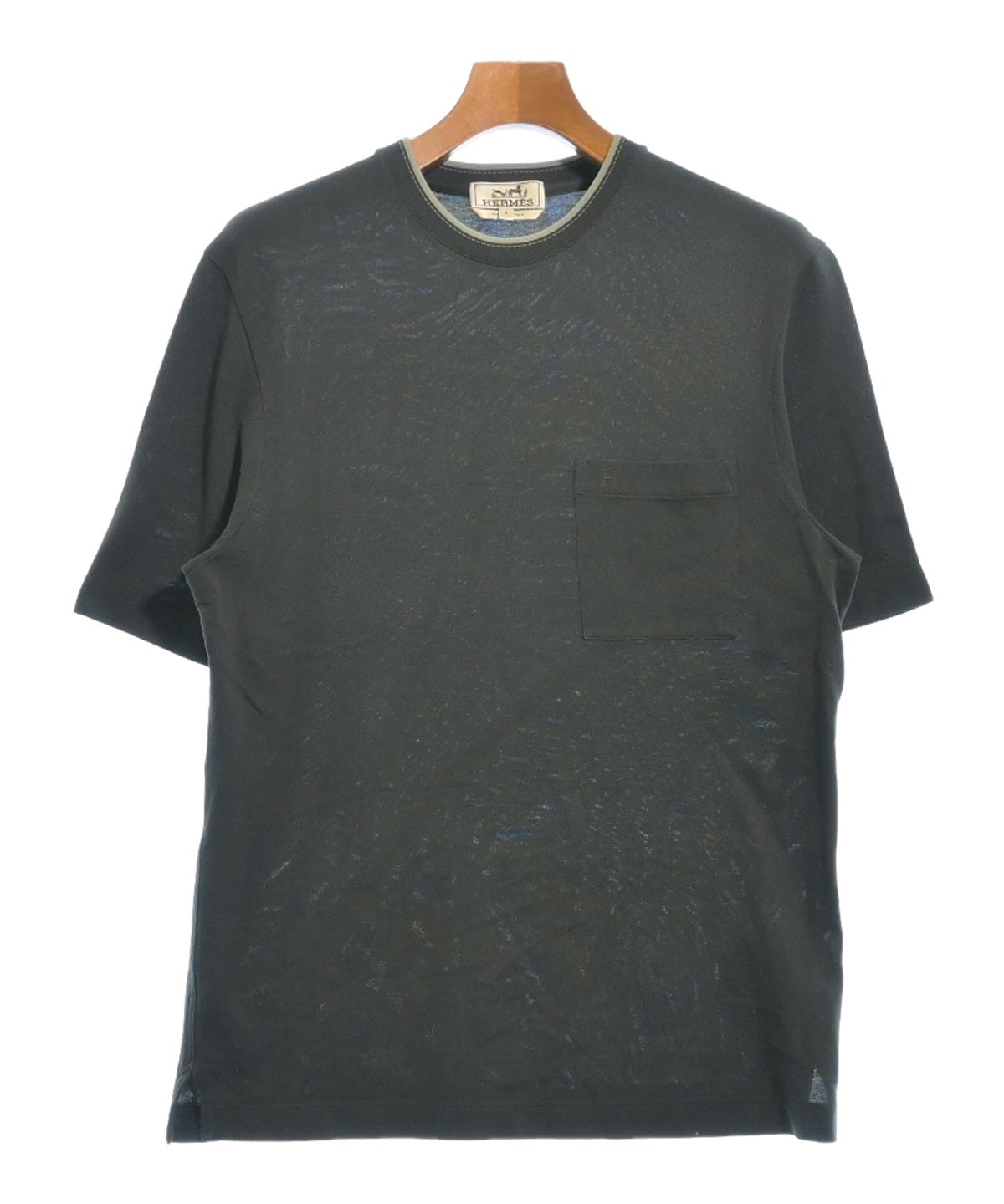 HERMES（エルメス）Tシャツ・カットソー グレー サイズ:S メンズ