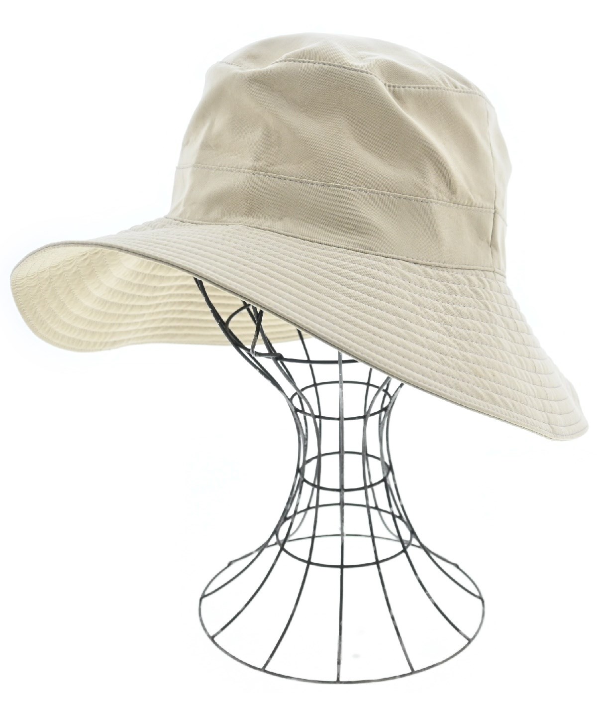HERMES（エルメス）ハット ベージュ サイズ:56cm レディース