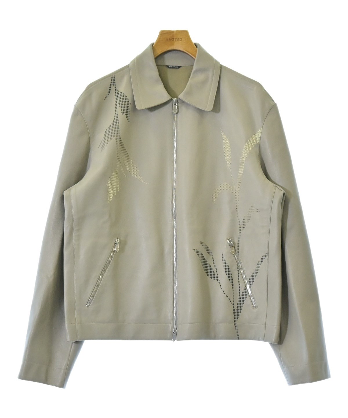 HERMES（エルメス）ブルゾン ベージュ サイズ:50(XL位) メンズ