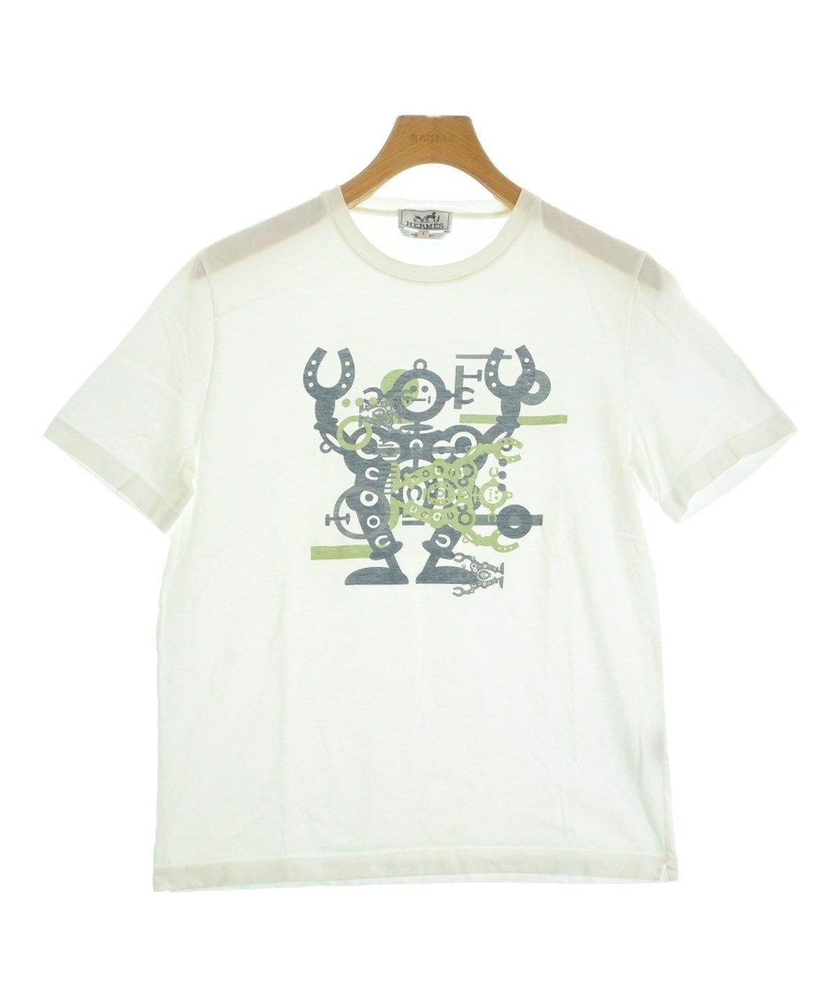 HERMES（エルメス）Tシャツ・カットソー 白 サイズ:S メンズ
