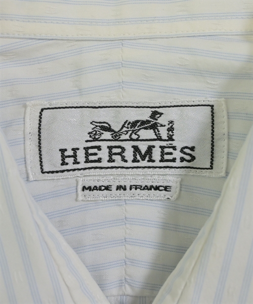 HERMES（エルメス）ドレスシャツ 白 サイズ:39(M位) メンズ/2200622098043