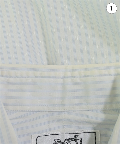 HERMES（エルメス）ドレスシャツ 白 サイズ:39(M位) メンズ/2200622098043