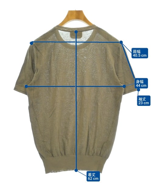 HERMES（エルメス）ニット・セーター 茶 サイズ:XS メンズ/2200622302362