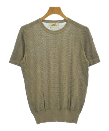 HERMES（エルメス）ニット・セーター 茶 サイズ:XS メンズ