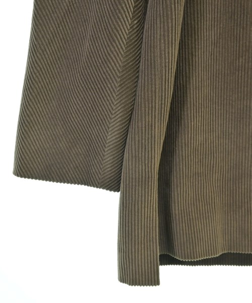 HERMES（エルメス）ノーカラージャケット 茶 サイズ:36(XS位) レディース/2200622986029