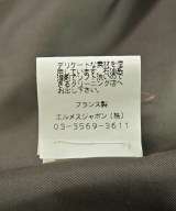 HERMES（エルメス）ノーカラージャケット 茶 サイズ:36(XS位) レディース/2200622986029