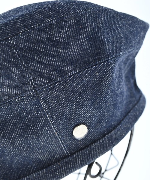 HERMES（エルメス）ハンチング・ベレー帽 紺 サイズ:58cm レディース/2200623034071