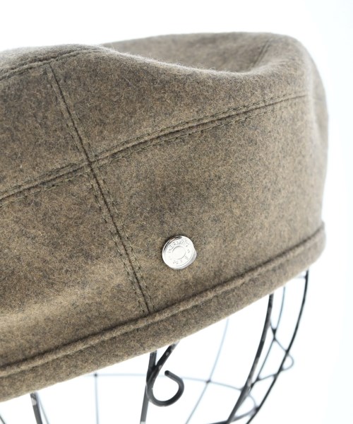 HERMES（エルメス）ハンチング・ベレー帽 グレー サイズ:58cm レディース/2200623034088