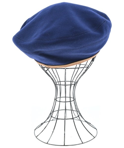 HERMES（エルメス）ハンチング・ベレー帽 紺 サイズ:57cm レディース/2200623034095