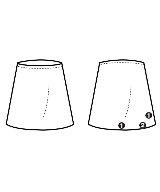 HERMES（エルメス）ひざ丈スカート 白 サイズ:34(XS位) レディース/2200623044049