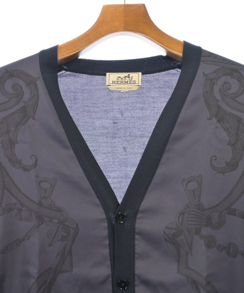 HERMES（エルメス）カーディガン 紺 サイズ:L メンズ/2200624045038