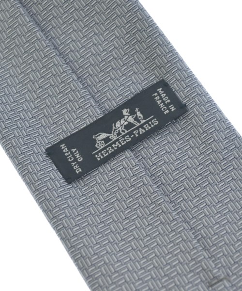 HERMES（エルメス）ネクタイ グレー サイズ:- メンズ/2200624541127