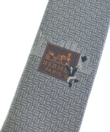 HERMES（エルメス）ネクタイ グレー サイズ:- メンズ/2200624541127