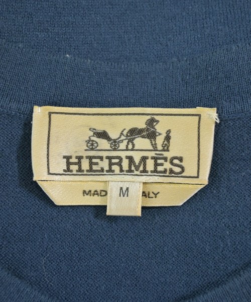 HERMES（エルメス）ニット・セーター 紺 サイズ:M メンズ/2200624766025
