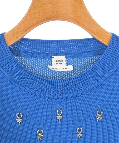 HERMES（エルメス）ニット・セーター 青 サイズ:36(XS位) レディース/2200624766032
