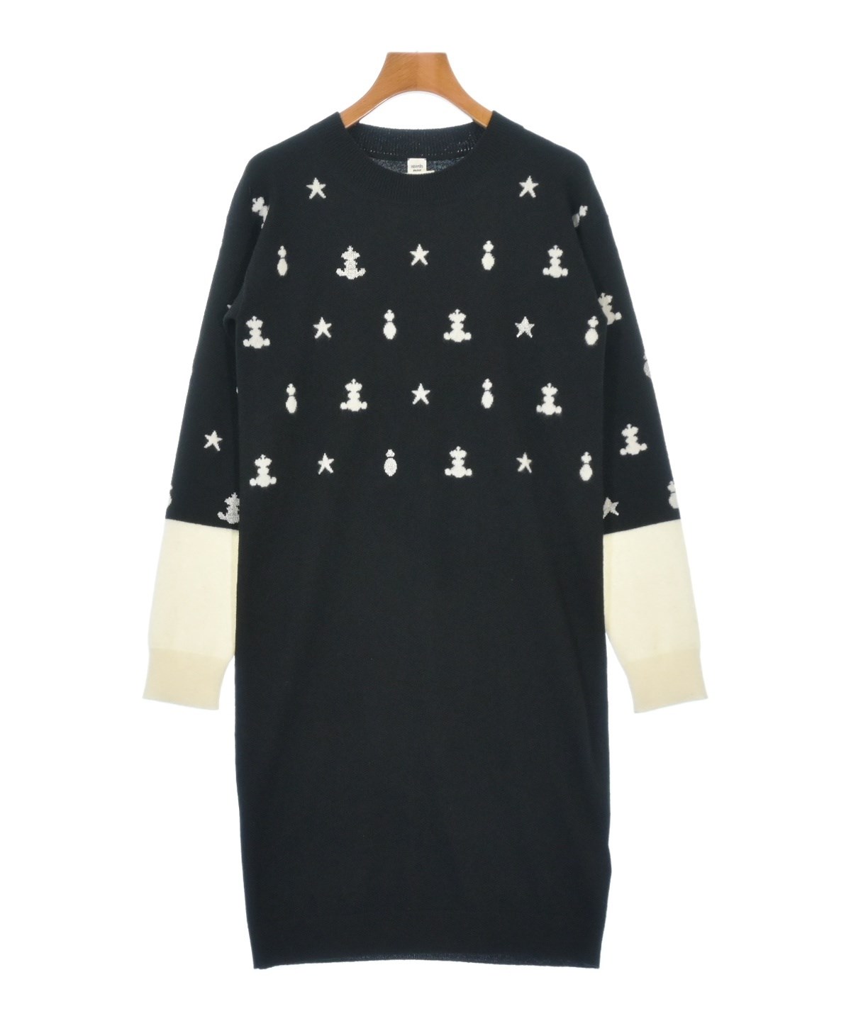 HERMES（エルメス）ワンピース 黒 サイズ:36(XS位) レディース