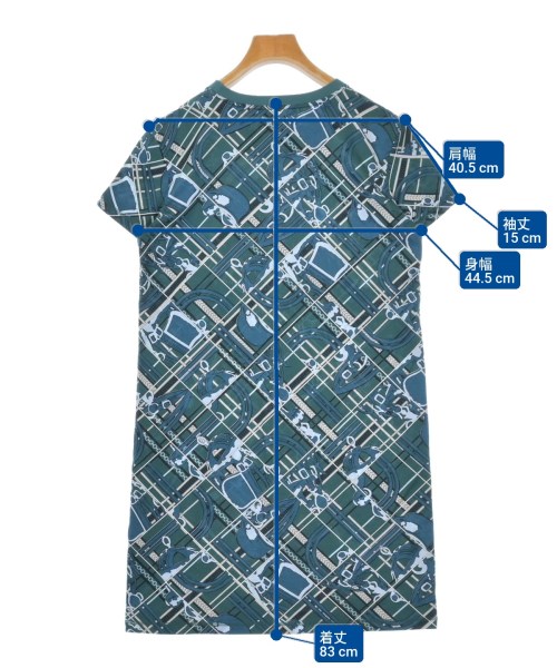 HERMES（エルメス）ワンピース 緑 サイズ:36(XS位) レディース/2200624766070