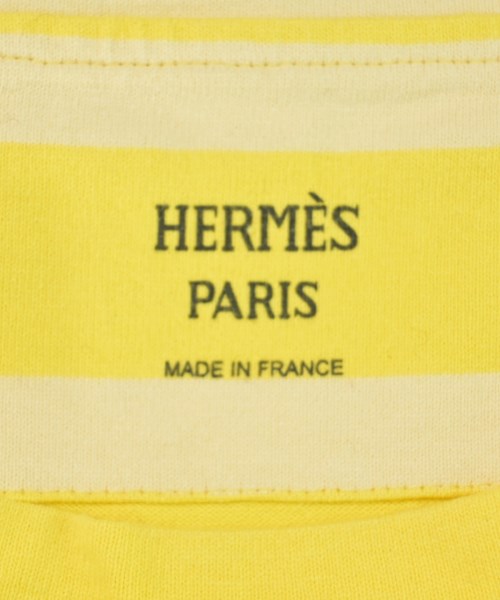 HERMES（エルメス）Tシャツ・カットソー 黄 サイズ:34(XXS位) レディース/2200624766117