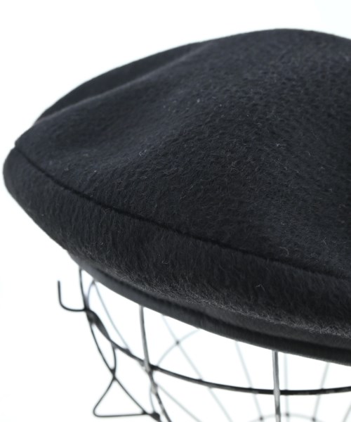 HERMES（エルメス）ハンチング・ベレー帽 黒 サイズ:57 レディース/2200624766179