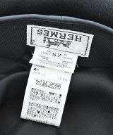 HERMES（エルメス）ハンチング・ベレー帽 黒 サイズ:57 レディース/2200624766179