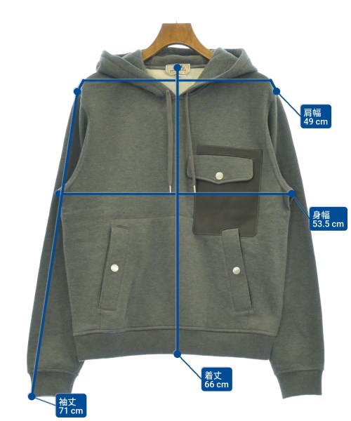 HERMES（エルメス）パーカー グレー サイズ:M メンズ/2200625354085