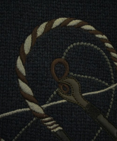 HERMES（エルメス）ニット・セーター 紺 サイズ:M メンズ/2200625354108