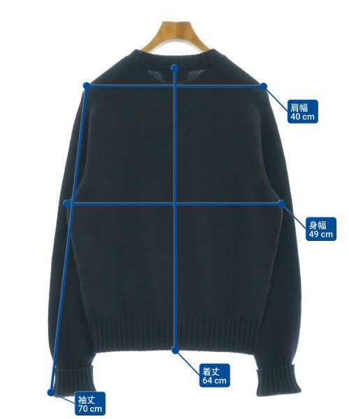 HERMES（エルメス）ニット・セーター 紺 サイズ:M メンズ/2200625354108