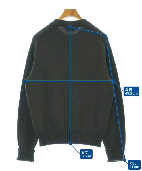 HERMES（エルメス）ニット・セーター 緑 サイズ:M メンズ/2200625354115