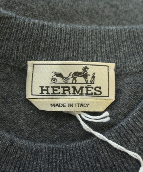 HERMES（エルメス）ニット・セーター グレー サイズ:M メンズ/2200625354122
