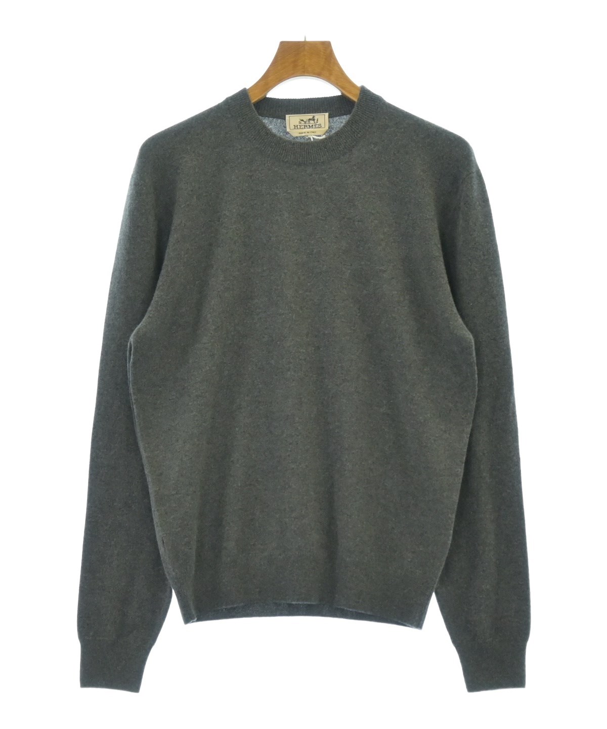 HERMES（エルメス）ニット・セーター グレー サイズ:M メンズ