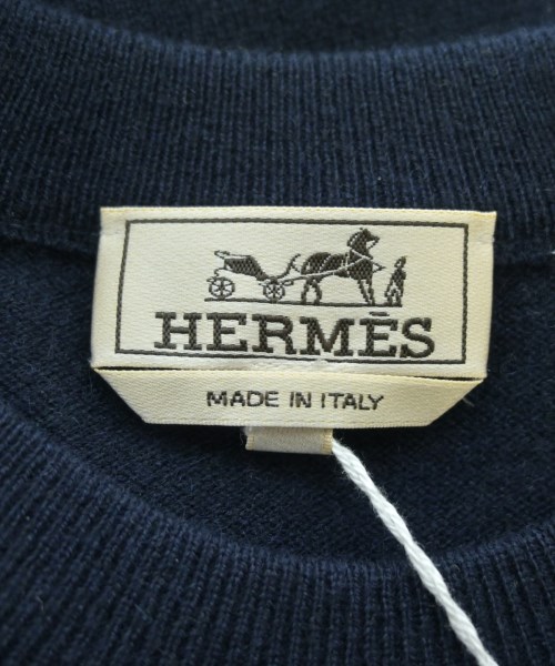 HERMES（エルメス）ニット・セーター 紺 サイズ:M メンズ/2200625354139