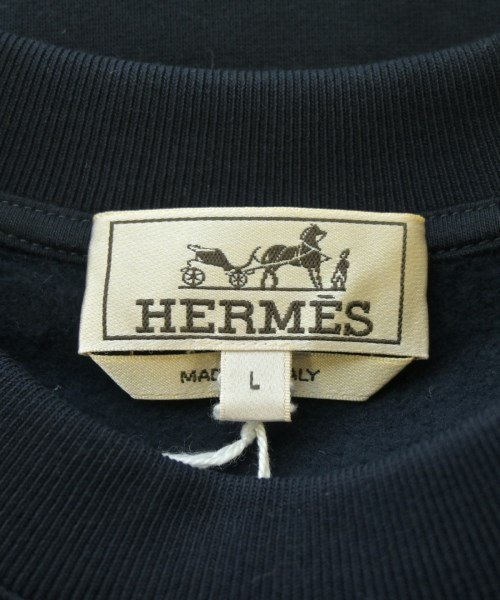 HERMES（エルメス）スウェット 紺 サイズ:L メンズ/2200625354146
