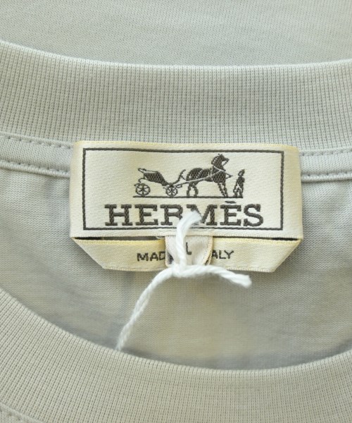 HERMES（エルメス）Tシャツ・カットソー グレー サイズ:L メンズ/2200625354221