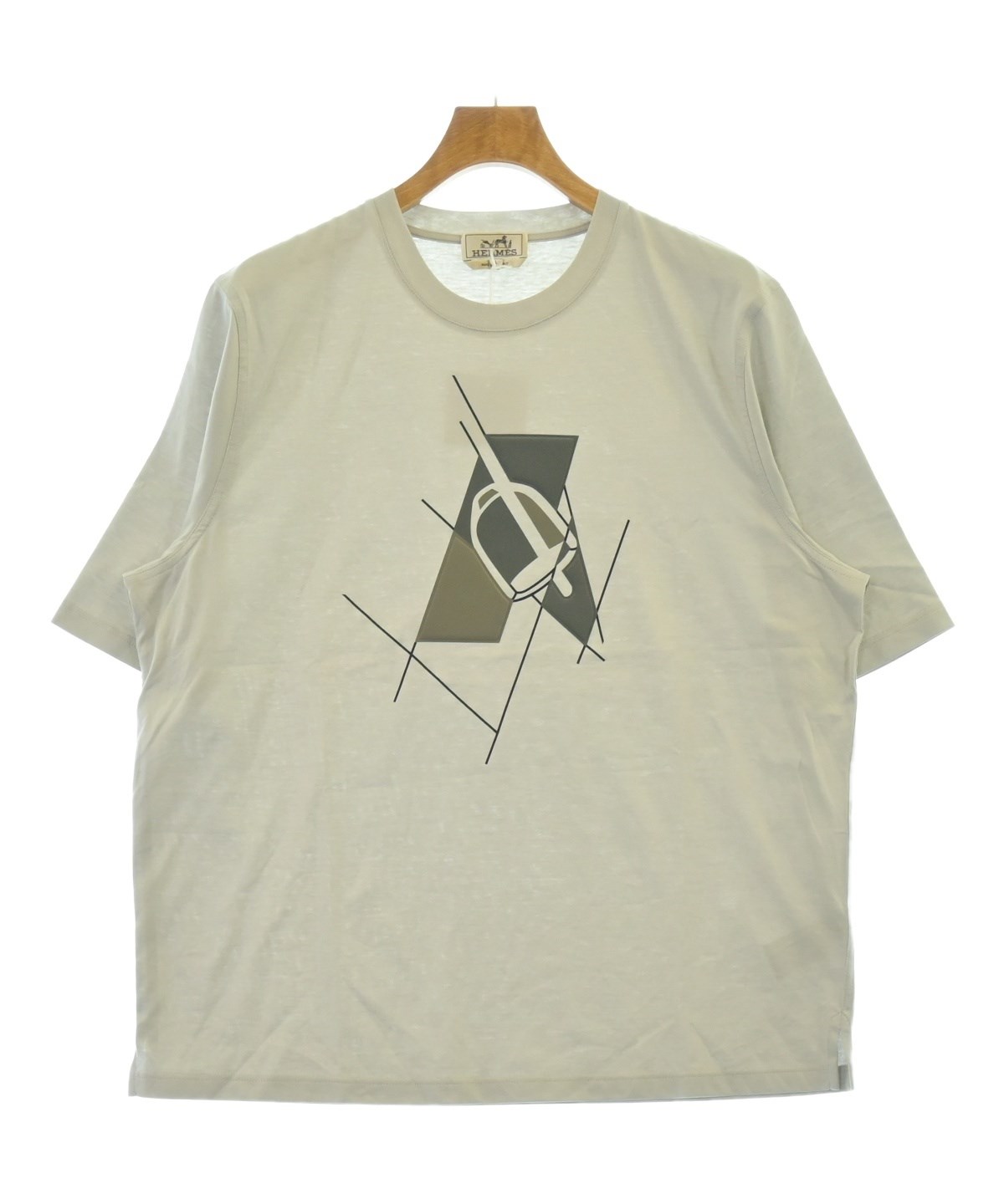 HERMESエルメスメンズTシャツ中古 HERMES（エルメス）Tシャツ・カットソー グレー サイズ:L メンズ