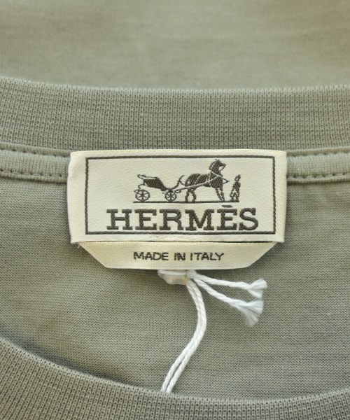 HERMES（エルメス）Tシャツ・カットソー グレー サイズ:M メンズ/2200625354245
