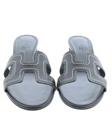 HERMES（エルメス）サンダル 黒 サイズ:EU37 1/2(24cm位) レディース/2200625701049