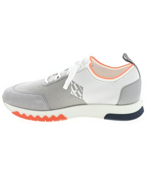 HERMES（エルメス）スニーカー グレー サイズ:EU42 1/2(27.5cm位) メンズ/2200625701056