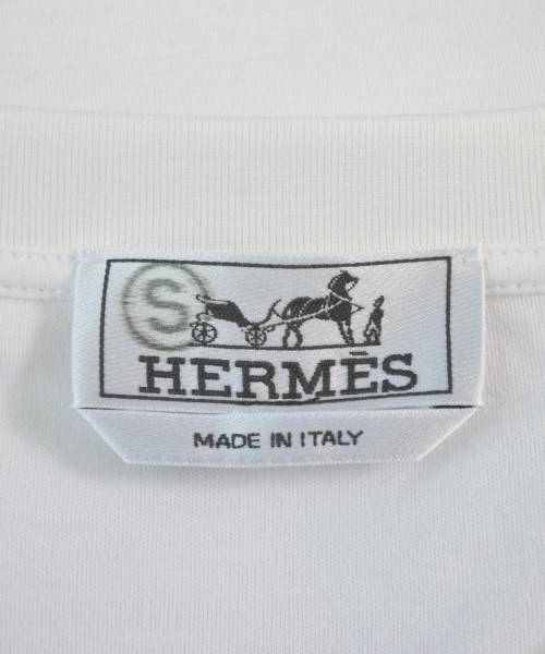 HERMES（エルメス）Tシャツ・カットソー 白 サイズ:L メンズ/2200625701094