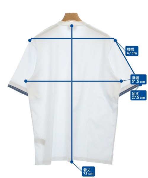 HERMES（エルメス）Tシャツ・カットソー 白 サイズ:L メンズ/2200625701094