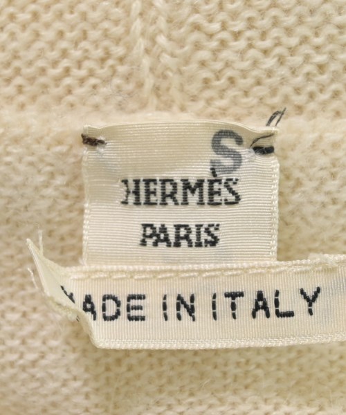 HERMES（エルメス）カーディガン 白 サイズ:38(S位) レディース/2200626567033